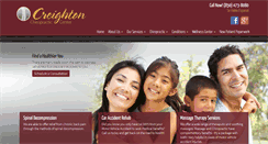 Desktop Screenshot of creightonchiro.com