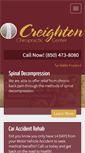 Mobile Screenshot of creightonchiro.com